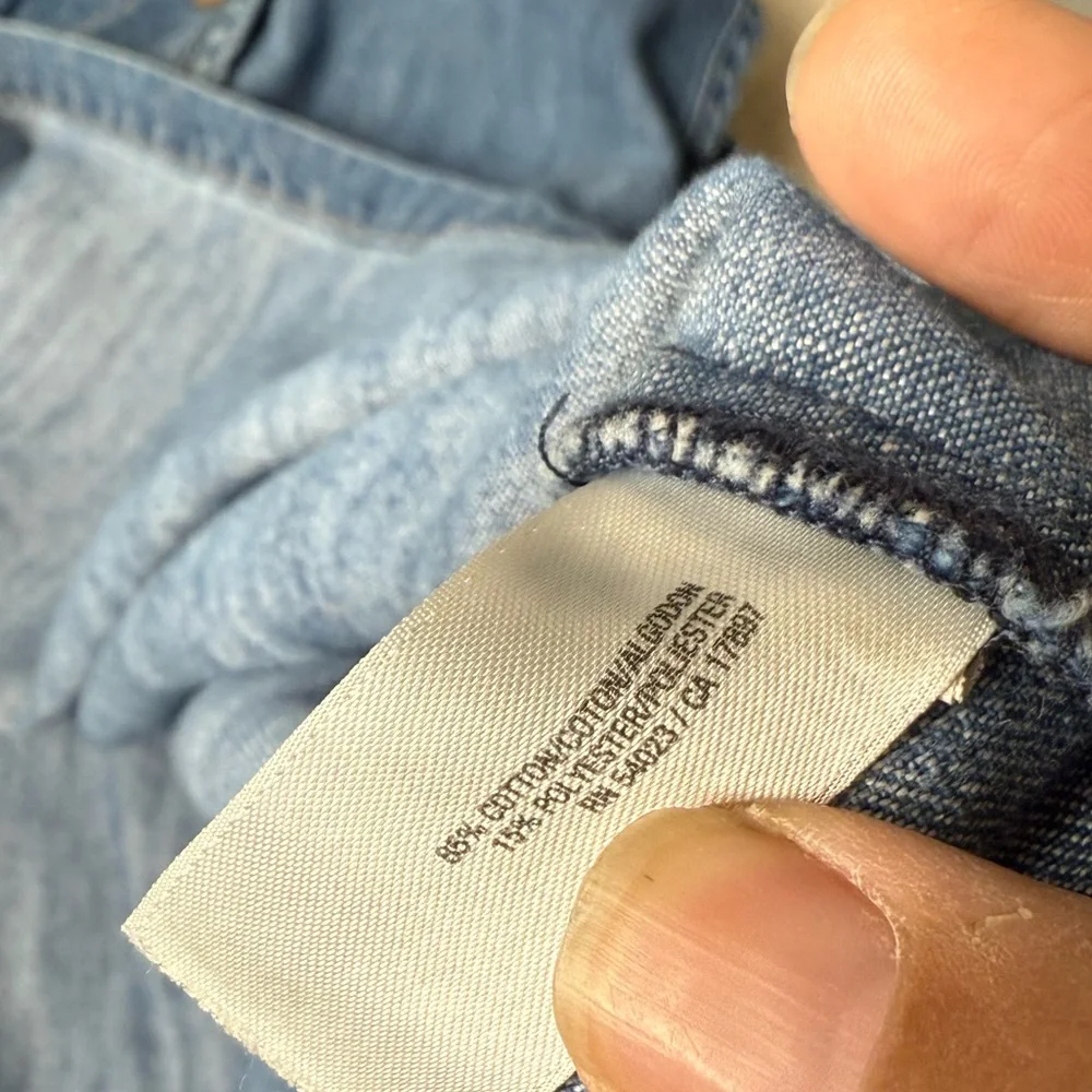Old navy cotton‎ blend chambray dress
